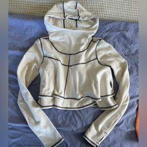 FP Movement by Free People Cream Turtleneck Sweater